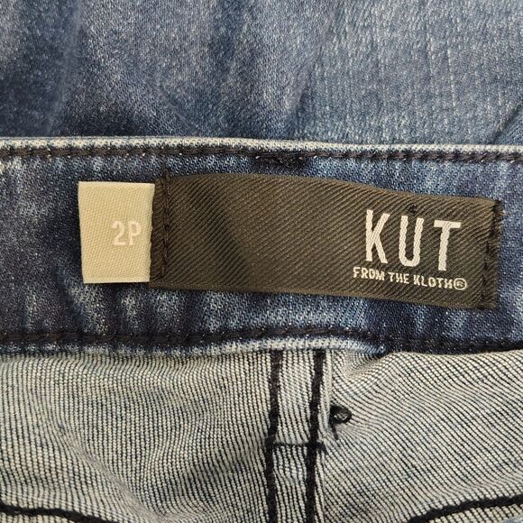 KUT FROM THE KLOTH Donna Ankle Skinny Stretch Jeans 2P 2 Petite Short Women's - Picture 4 of 5